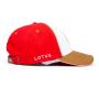 View Unisex Speed Cap - Wt/Red Full-Sized Product Image